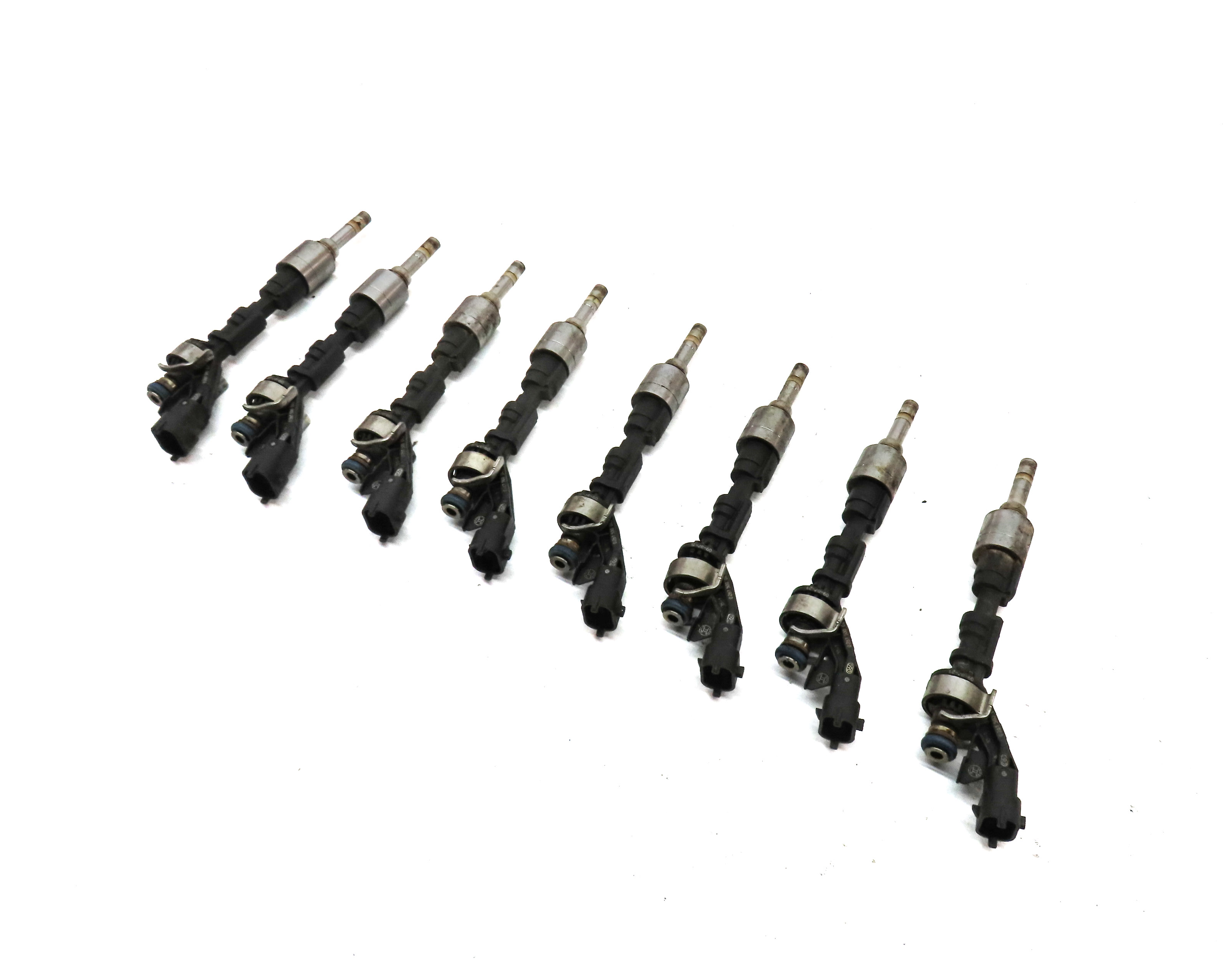 2010-2017 RANGE ROVER SPORT (L320 L322) JAGUAR XF XJ XK 5.0L FUEL INJECTOR SET 8 — exact item pictured